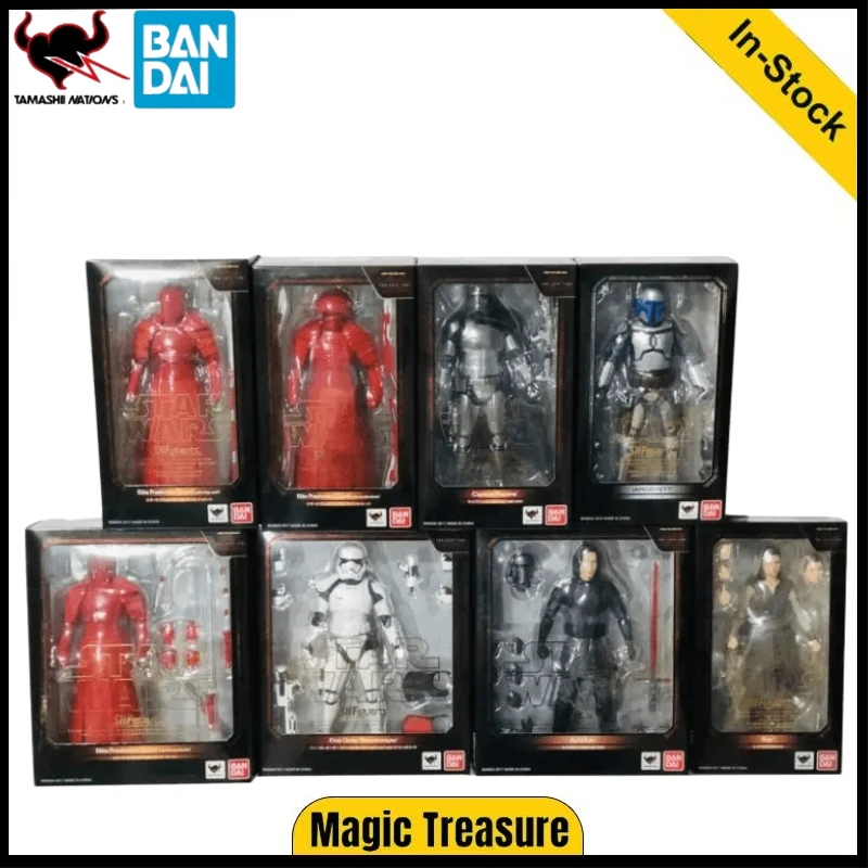 V sklade originálne originálne Bandai Star Wars Red Jedi Knight Rey Kylo Ren Rey Storm White Guard Multi-znaková akčná figúrka