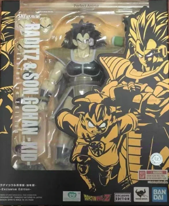 V sklade sh figuarts sdcc dragon lopta z raditz syn gohan dieťa akčný model hračky anime figura darček