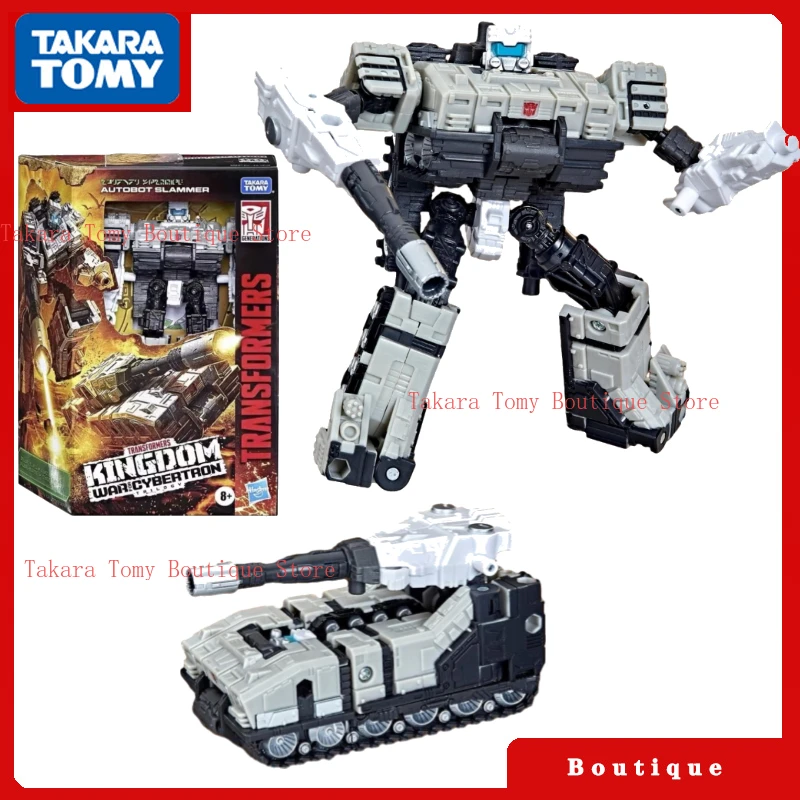 V sklade Takara Transformers Hračky vojny pre Cybertron Kingdom WFC-K33 Autobot Slammer Toy Action Figure Collective Giffy Hobbies
