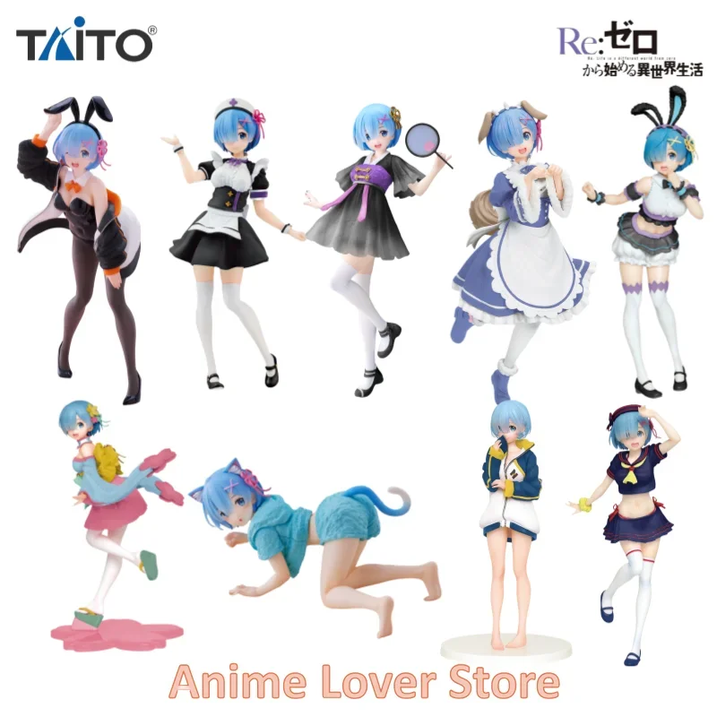 V sklade Tatio Original Re: Nula Štartovanie života v inom svete Rem Anime Figure For pre deti Darčekové zberné ozdoby