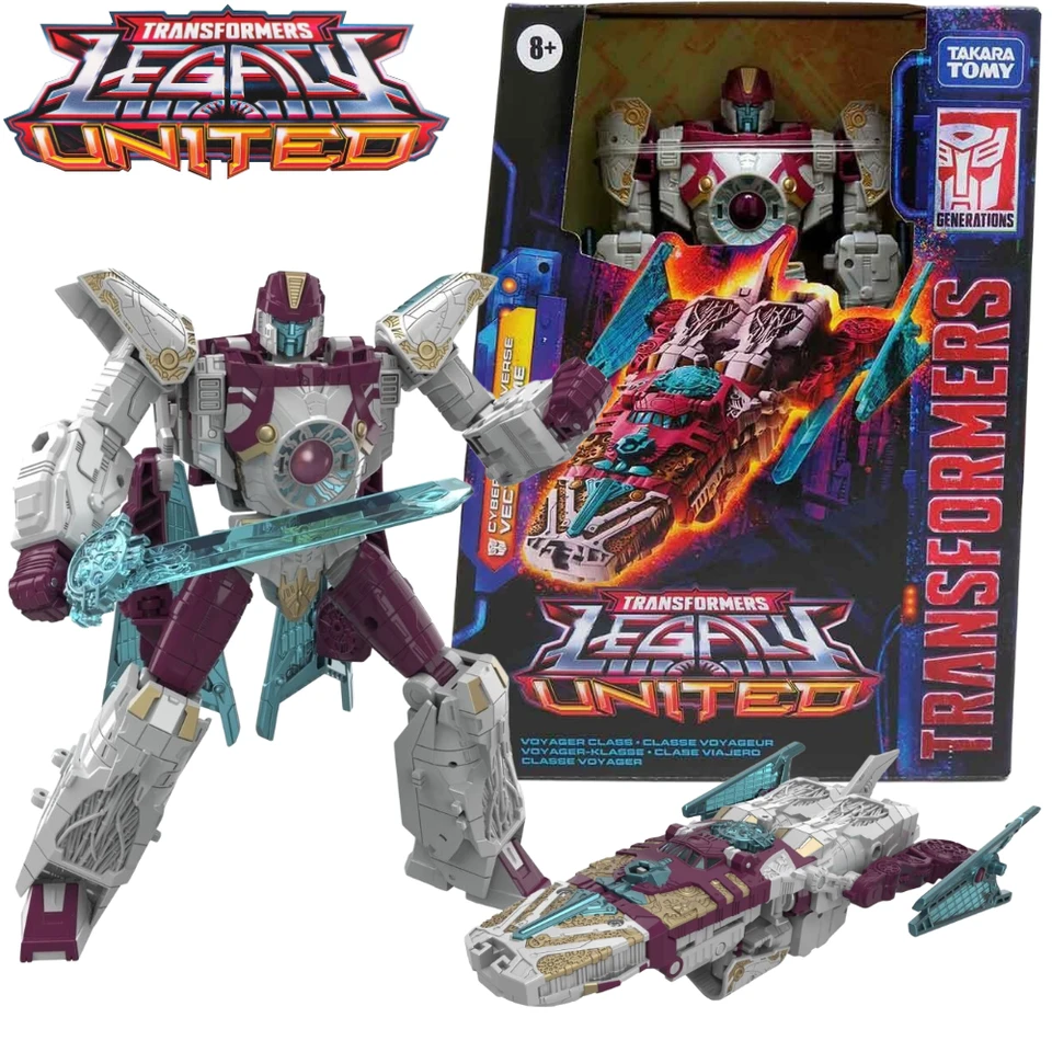 V skladoch Transformers Legacy United Voyager Cybertron Universe Vector Pricer Prime Action figure Model hračky zbierka hobby darček