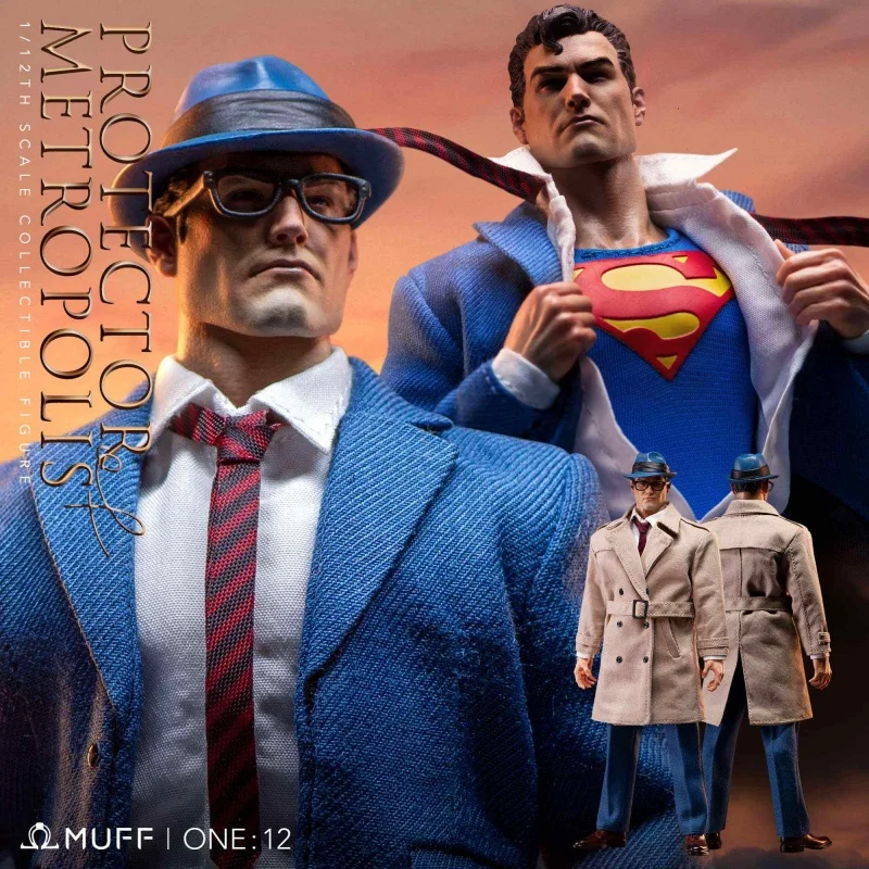 V skladových hračkách 1/12 Mužský vojak Superman Clark Kent Protector v Metropolis Messenger of Justice Call 6in akčná figúrka hračky