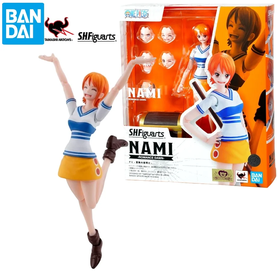 V Stock Bandai shfiguarts One Piece shf nami romance svital akčná figúrka