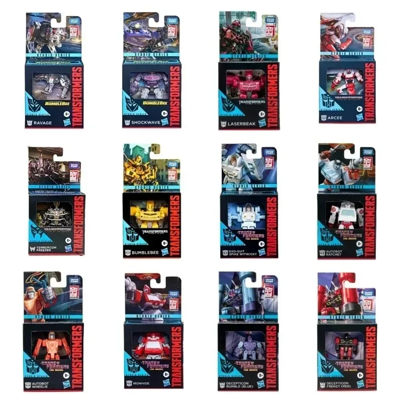V Stock Transformers Studio Series Core Class Bumblebee Rumble Ironhide Ratchet Wheelie Arcee Robot Action Figures GiftShobbies
