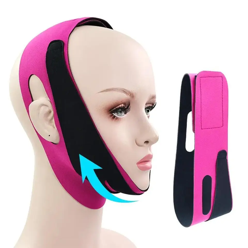 V tvár Line Belt Face Lift Up tvár Znižovanie pooperačného zotavenia remienok pásová skupina facial Beautial Mask tvár Zhúrenie obväz