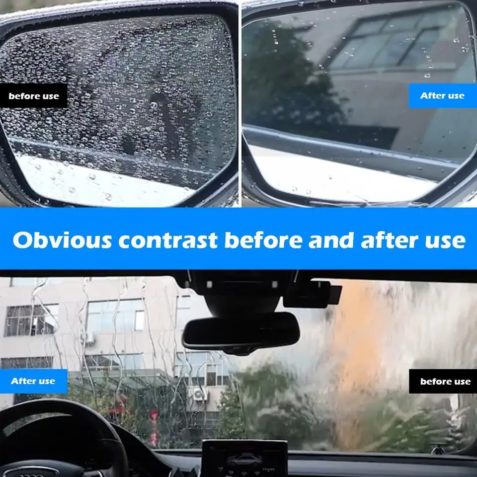 V-VAXY 50 ml sklenené auto Hydrofóbne povlaky bočného zrkadla Spray čelného skla