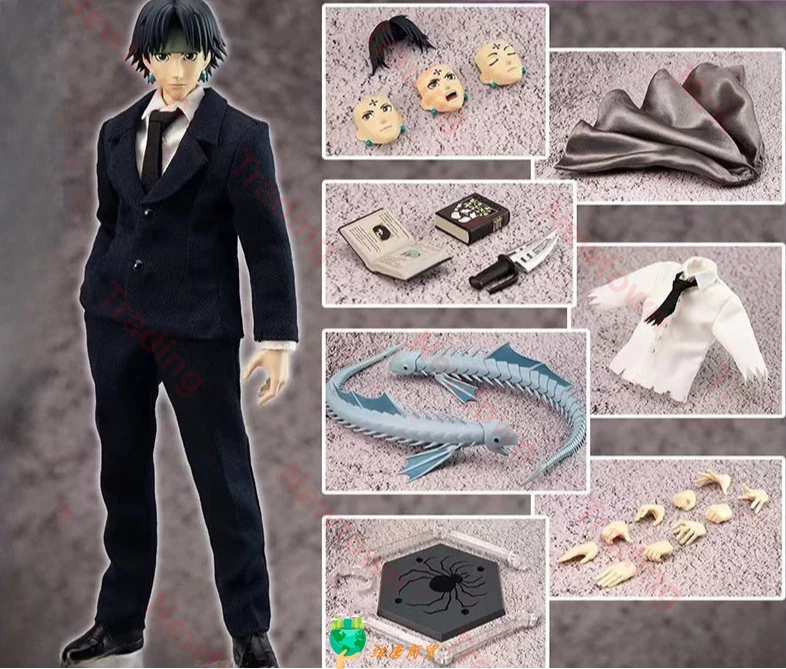 V zásobe SolowingStudio 1/12 Hunterxhunter Phantom Troupe Leader Chrollo Lucifer PVC Anime Action figure Figure Model Toy Toy