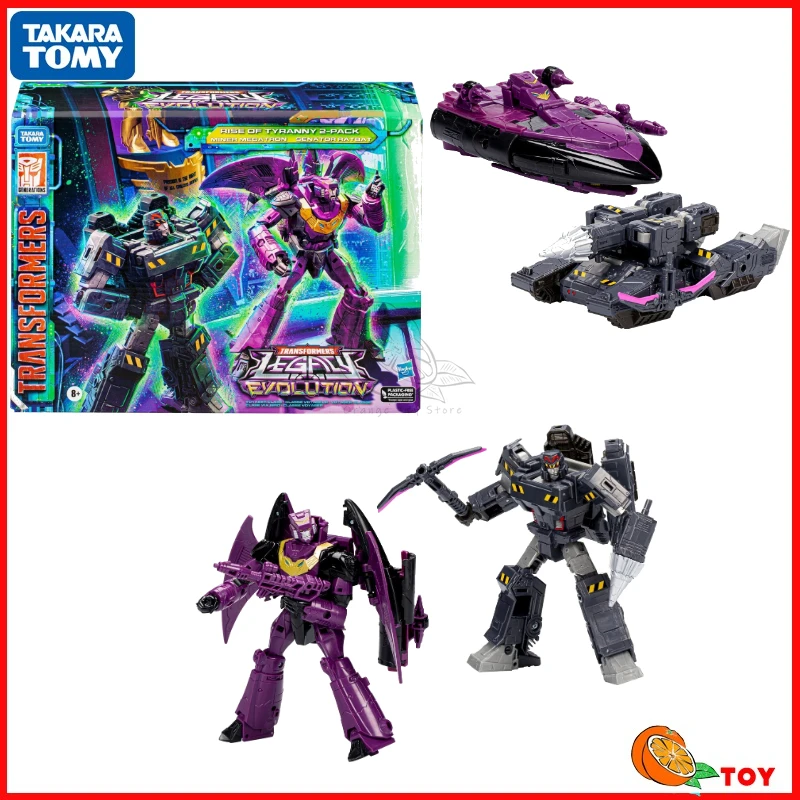 V zásobných transformátoroch Legacy Evolution Rise of Tyranny 2-batohový baník Megatron Senatou Ratbat Suit Autobot Action Action Figure
