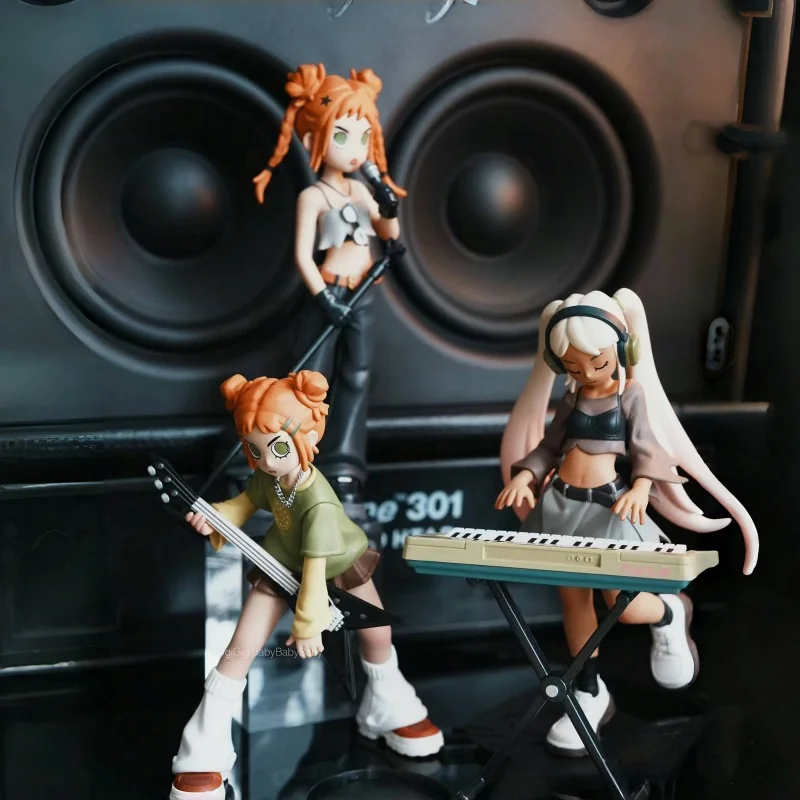 V zásobách Hot Peach Riot Resie Up Series Anime postava modelka Poppy Gigi Frankie Girl Collectible Kawaii figurín Hray Birthday Gift