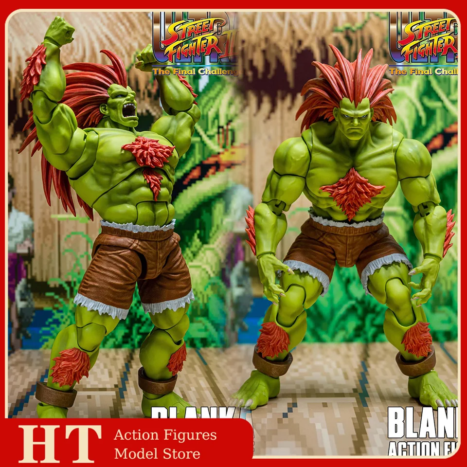 V zásobách Storm Toys CPSF25 1/12 Scale Ultimate Street Fighter 2 Posledný Challenger Blanca Full Set Model 6in Action Figure Doll Doll