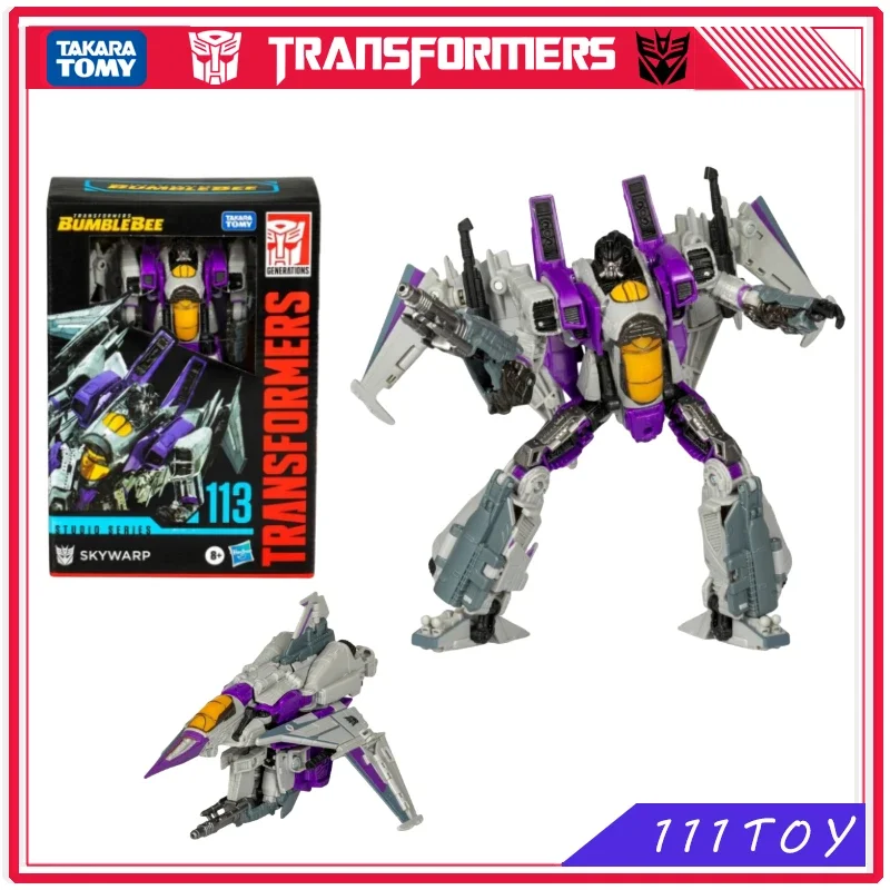 V zásobách Takara Tomy Transformers Studio Series SS113 Voyage Class Class SkyWarp anime figúrky robotické hračky akčné figúrky