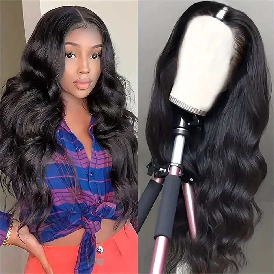 V Časť parochne Parochne Human Hair Body Wave Parochne Brazílske parochne 100% panenské ľudské vlasy pre ženy