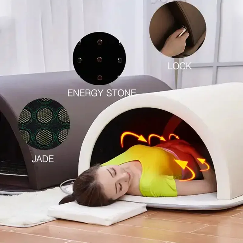 V ďaleko infračervené telesné zaťaženie sauna sauna turmalínová terapia vyhrievaná detoxikačná sauna lôžko