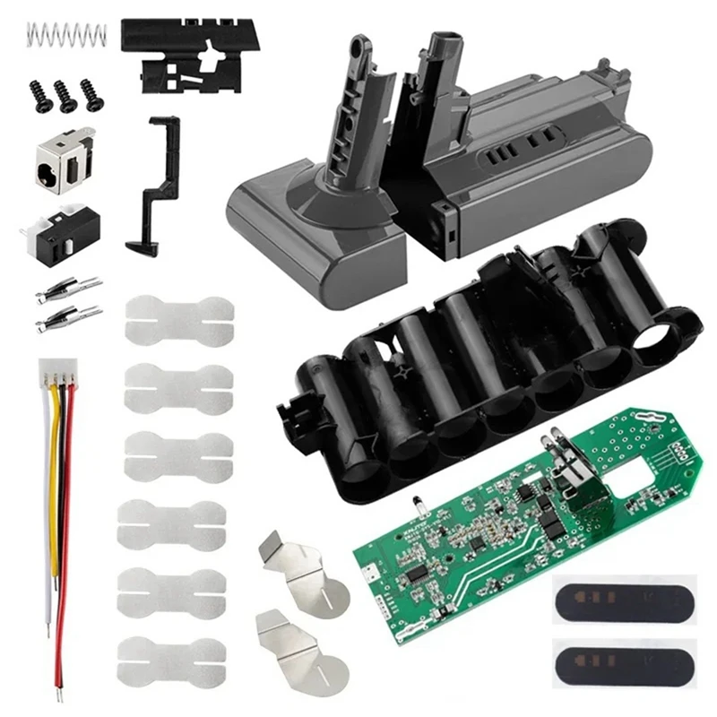 V10 batériu plastové puzdro na nabíjanie dosky PCB pre Dyson V10 25.2V Vával Absolútne SV12