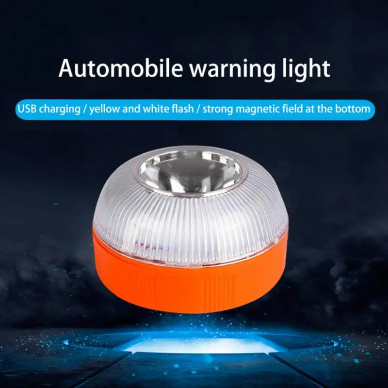 V16 LED núdzové svetlo Magnetická indukčná indukčná indukcia svetla Svetla svetlo Road Road Road Road Light Rehargetable LED Car Núdzové svetlo