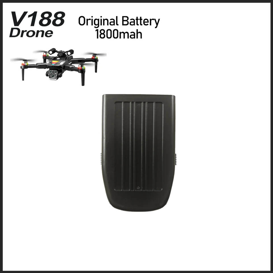 V188 GPS DRONE BATENÁLNA Originál 3,7V 1800MAH 8K DRONE LIPO batérie pre batérie V188 GPS RC WiFi FPV GPS RC Quadcopter