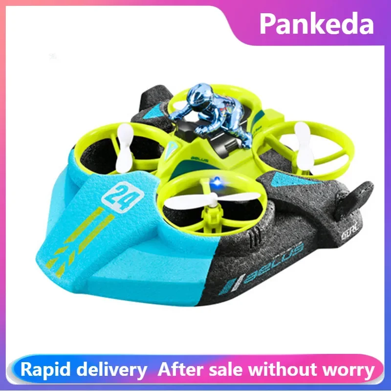 V24 Amfiivá RC Car Ship Ship Tri v jednom bezpilotným vrtuľníkom, more, pôde a letu letu, RC Plan Plane Quadcopter Hračky pre hračky pre