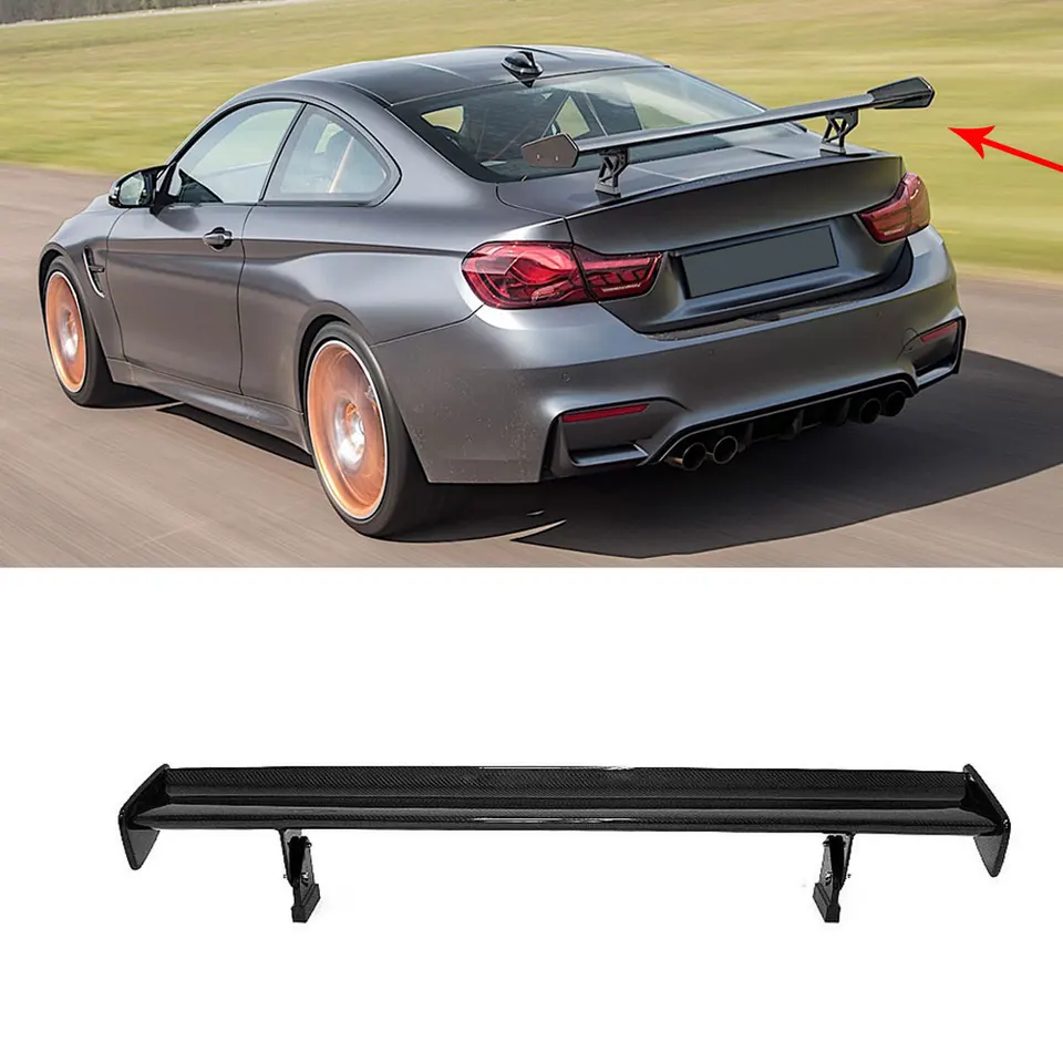 VACOMUL Universal CAR GT v štýle uhlíkových vlákien pretekárske vozidlá Zadný kufrový spojler krídla pre BMW 1M M3 E82 E92 E93 F30 F10 Sedan Coupe