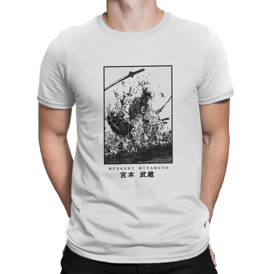 Vagabond miyamoto Musashi Sasaki Kojiro Manga Polyester Trhirts Boj Boj