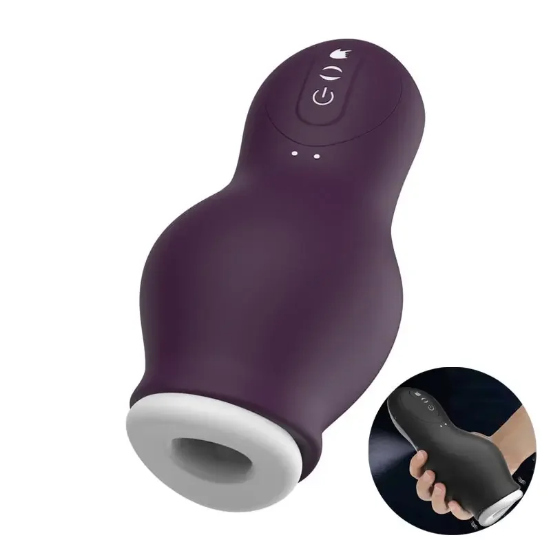 Vaginet cyberskin vagina kremíka kremíka pánsky sact mačička automatický muž Automatický muž masturbát, ktorý saje ženským vibrátorom