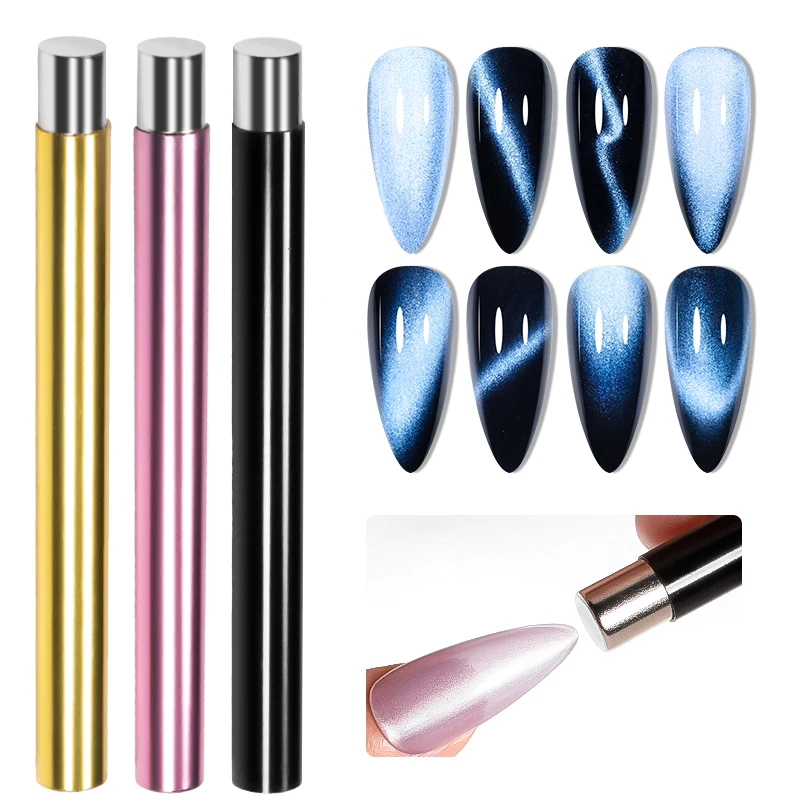 Valcový magnet pre lak UV gél Cat Eye s nechtami dekorácie módne na nechty Magnet Tools pre náradie na návrh manikúry