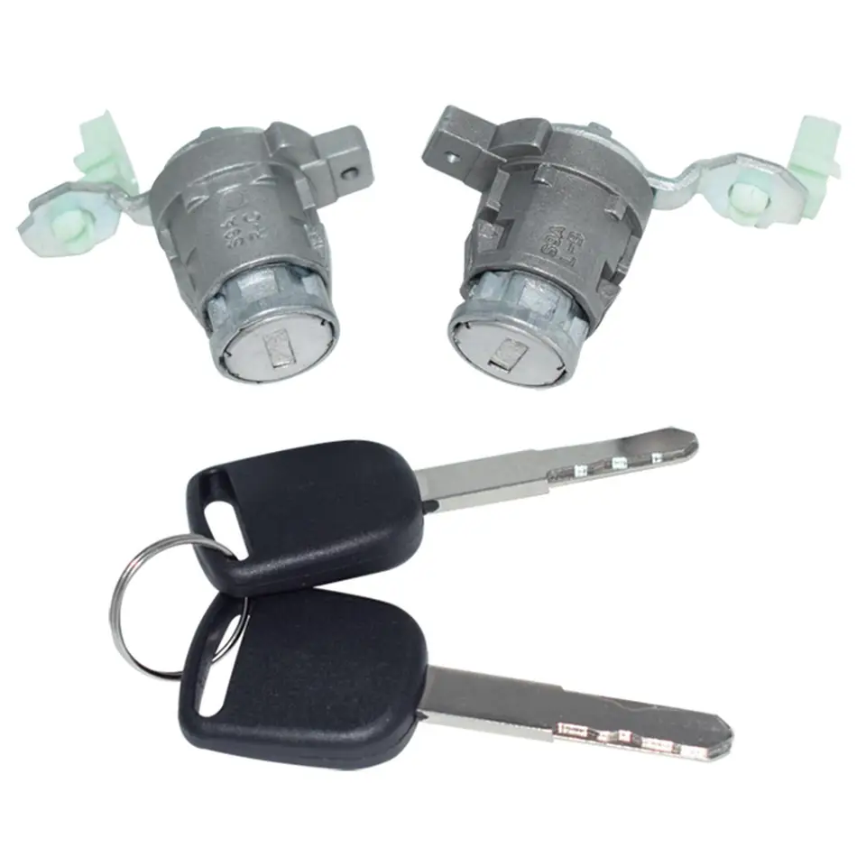 Valcový valcový valcový zámok dverí 72185-S9A-013 s 2 kľúče pre Honda Civic 2003-2005 Odyssey 2003-2004 S2000 2004-2009