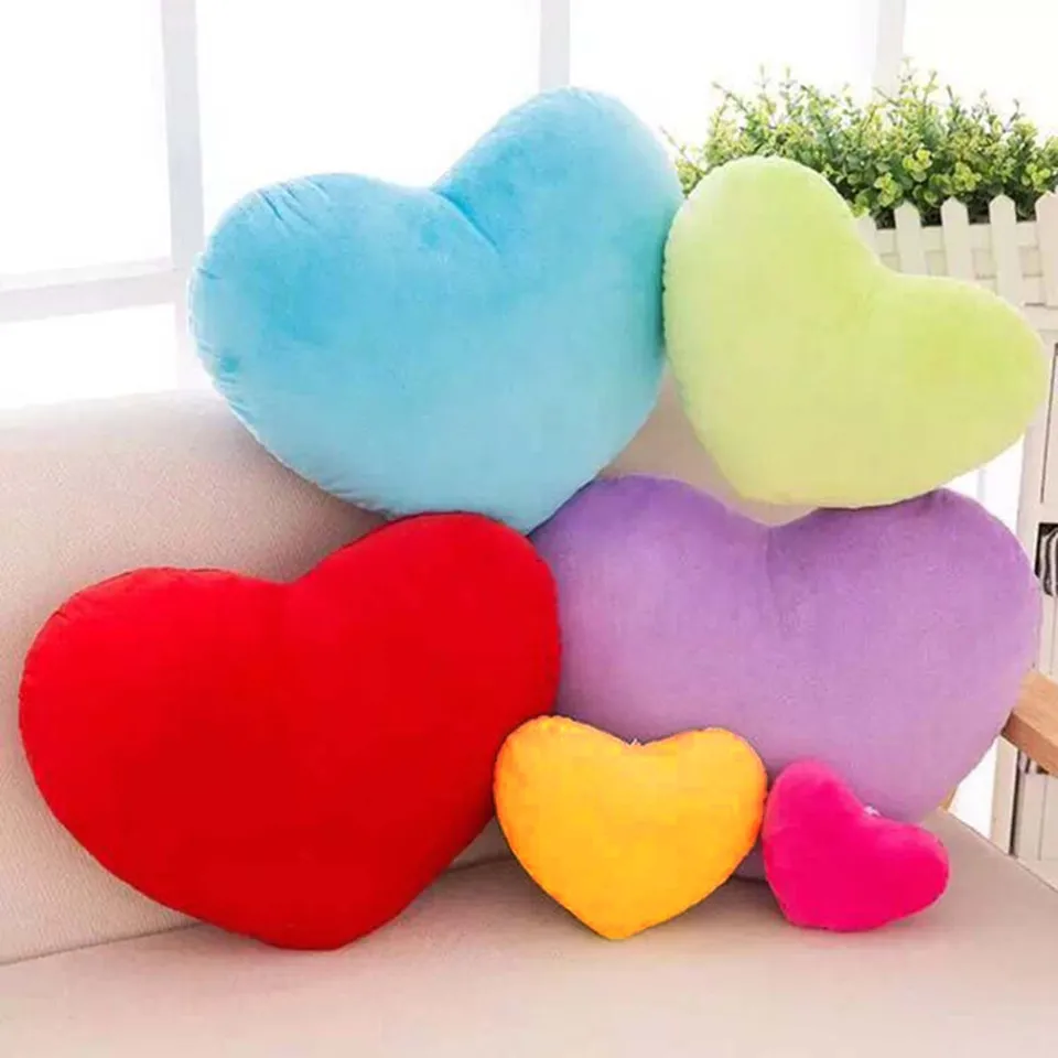 Valentines Day Decor Decor vankúš Obývacia izba Spálňa Srdce Srdce Dekoratívny hádzanie vankúša bavlní milenka darček Darček 15 // 20/30/40 cm