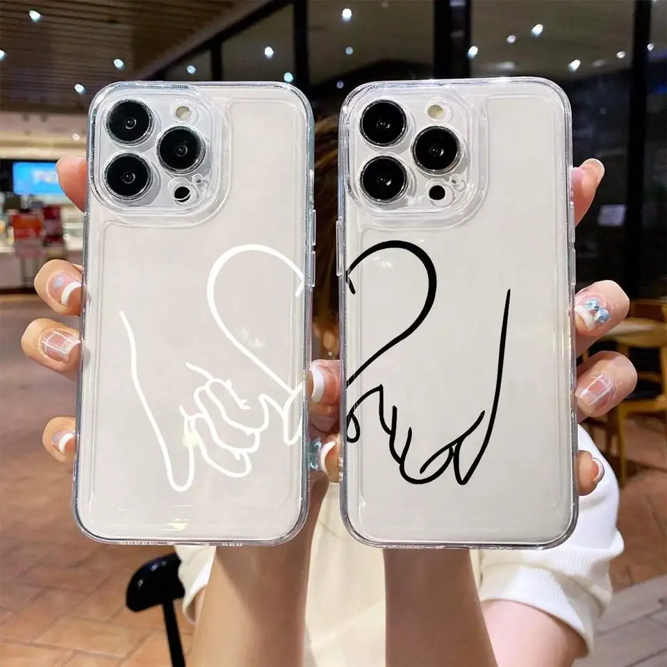 Valentínske lietadlo Láska srdca pár puzdier pre Samsung S24 S23 S22 Ultra Plus S21 Fe A34 A15 A35 A53 A54 Transparentný kryt
