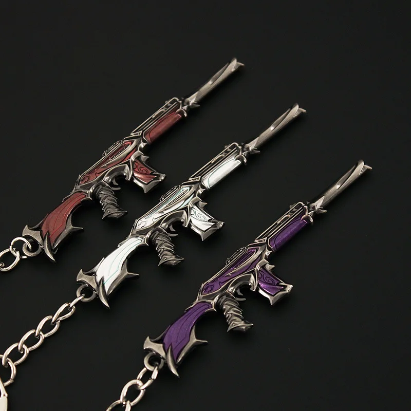Valor Keychain Reaver EP 5 Phantom 8cm hra Periférne kovové agenti zbraň Model prívesok Prívesky