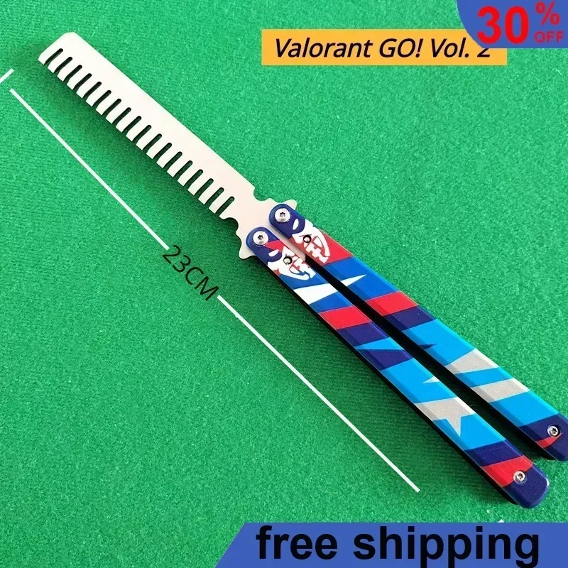 Valožník choď! Zväzok 2 Valožná zbraň Butterfly hrebeň melee hra Periférne 23 cm kovový materiál samuraj meč modelka zbrane darček