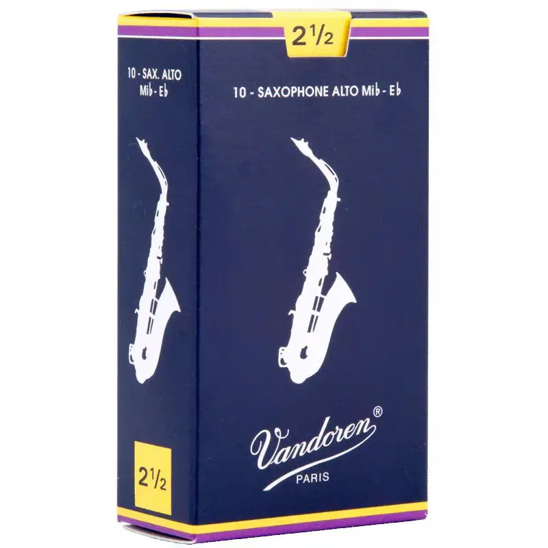 Vandoren alt sax tradičné trstiny; box s 10, pevnosť 1,5 2,0 2,5 3,0 3.5 4.0