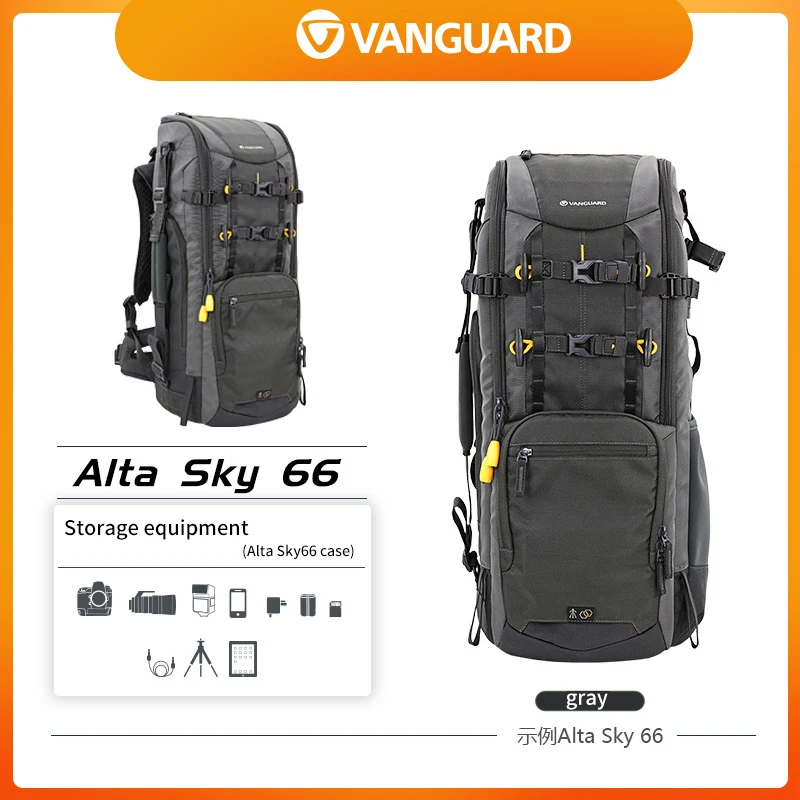 Vanguard Alta Sky66 Sky68 Batoh Profesionálne fotografovanie vtákov Fotografie Dual Cannon 600 Fixované super dlhé zaostrené vodotesné 800