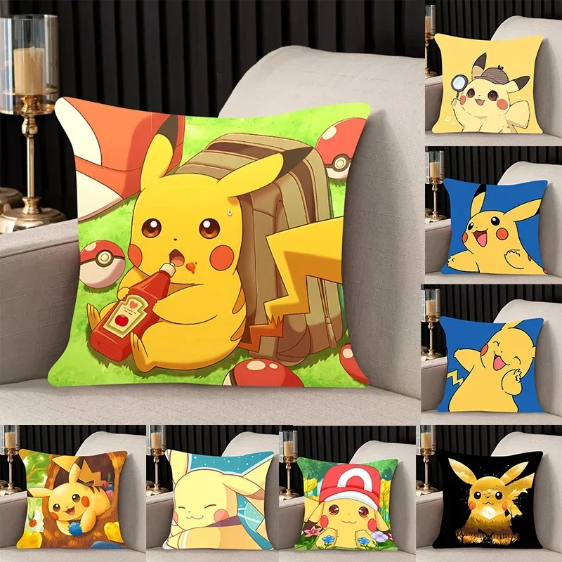 Vankúš Pikachu k narodeninám svadobné darčeky 50x50 vankúšov pokrýva dakimakura hodí vankúše iving miestnosti