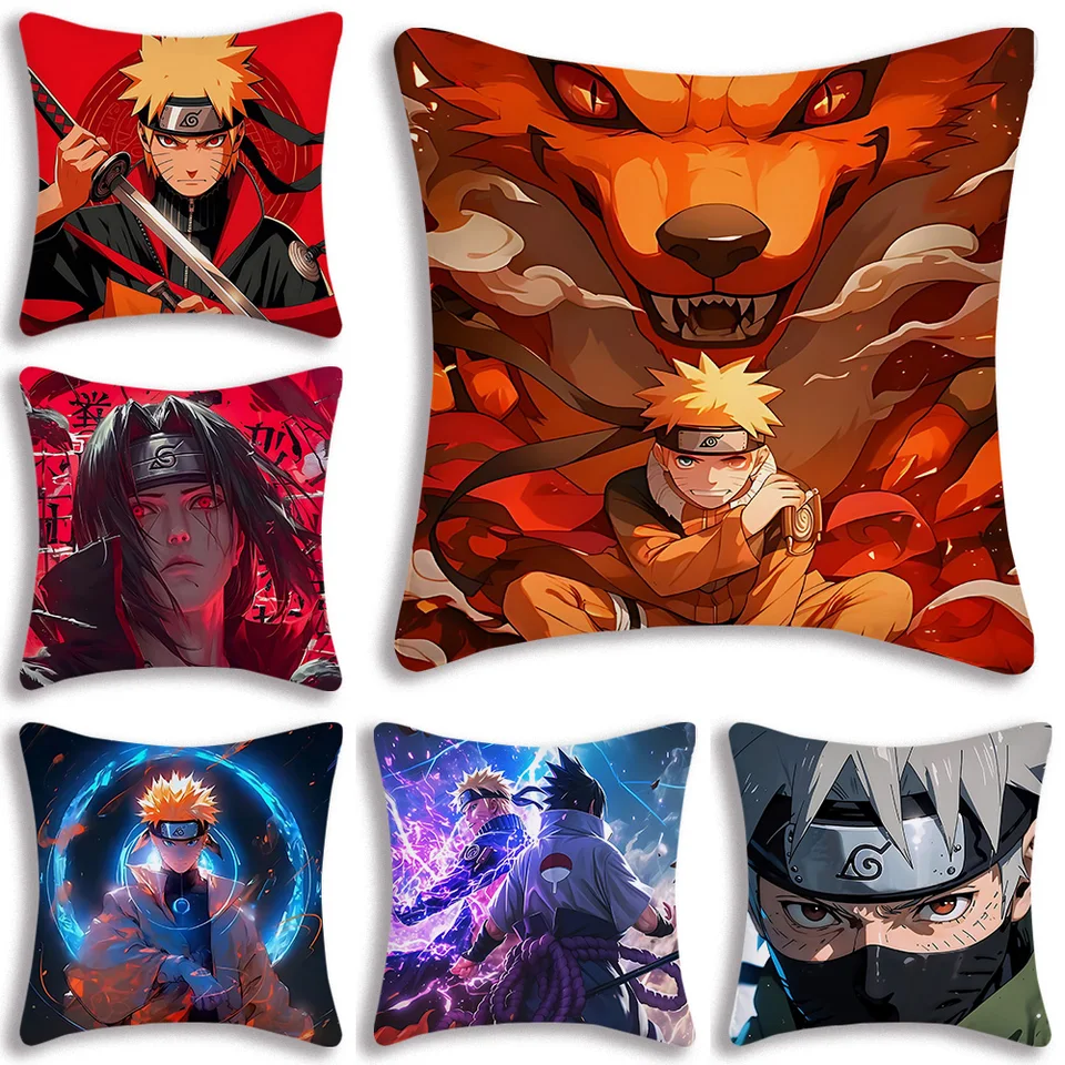 Vankúš pokrýva karikatúru N-Narutos Uchihas Itachis Sofa Dekoratívna dom