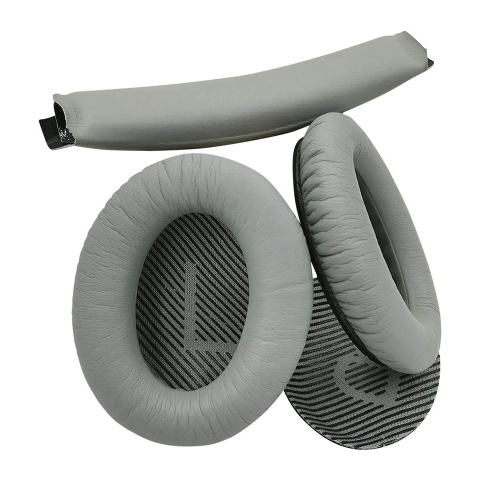 Vankúšové vankúše a uši na výmenu pre tiché pohodlie 25 35 (QC25 QC35) a TichoComfort 35 II (qc35ii) slúchadlá