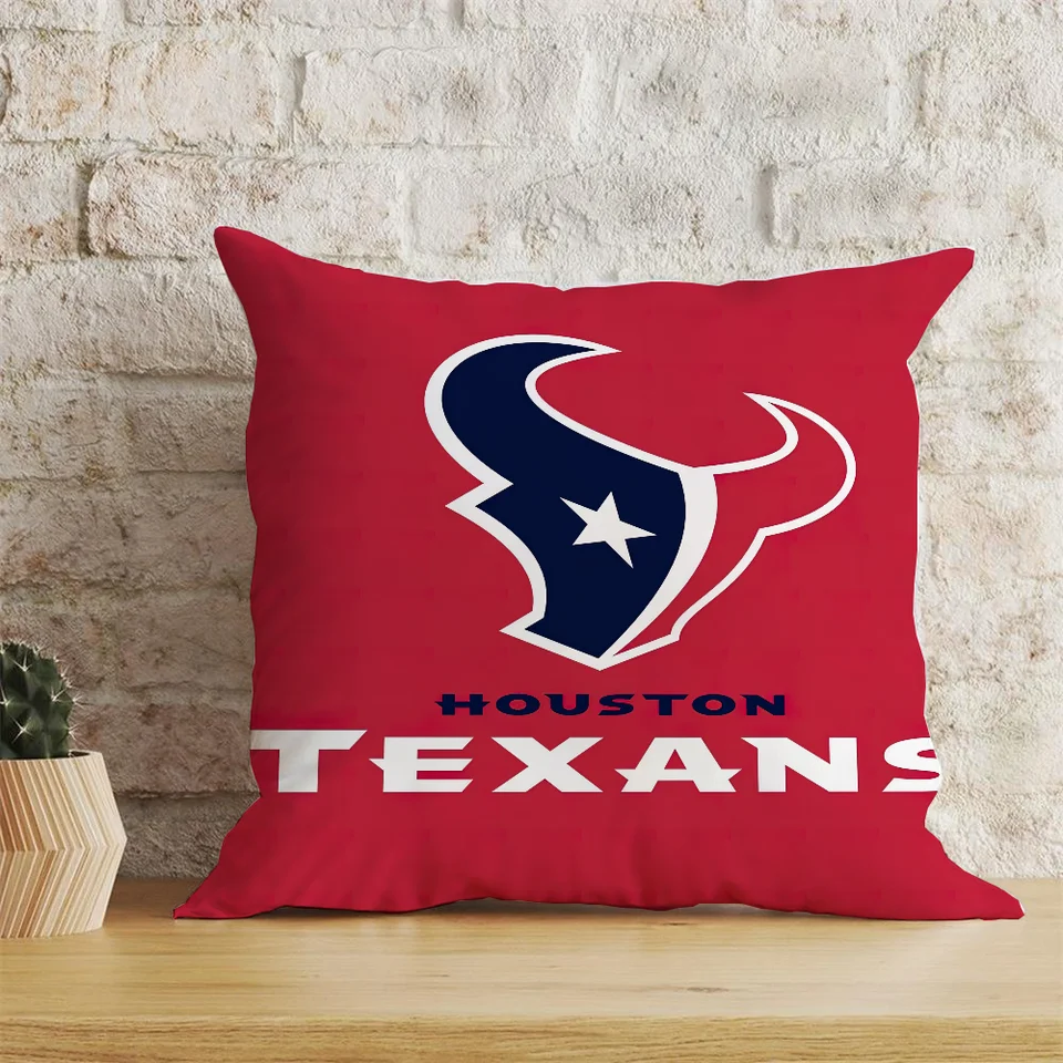 Vankúšový obojstranný tlač houston-texans dekoratívne vankúšové kryty pre dekoratívne vankúše Domov vianočný vankúš