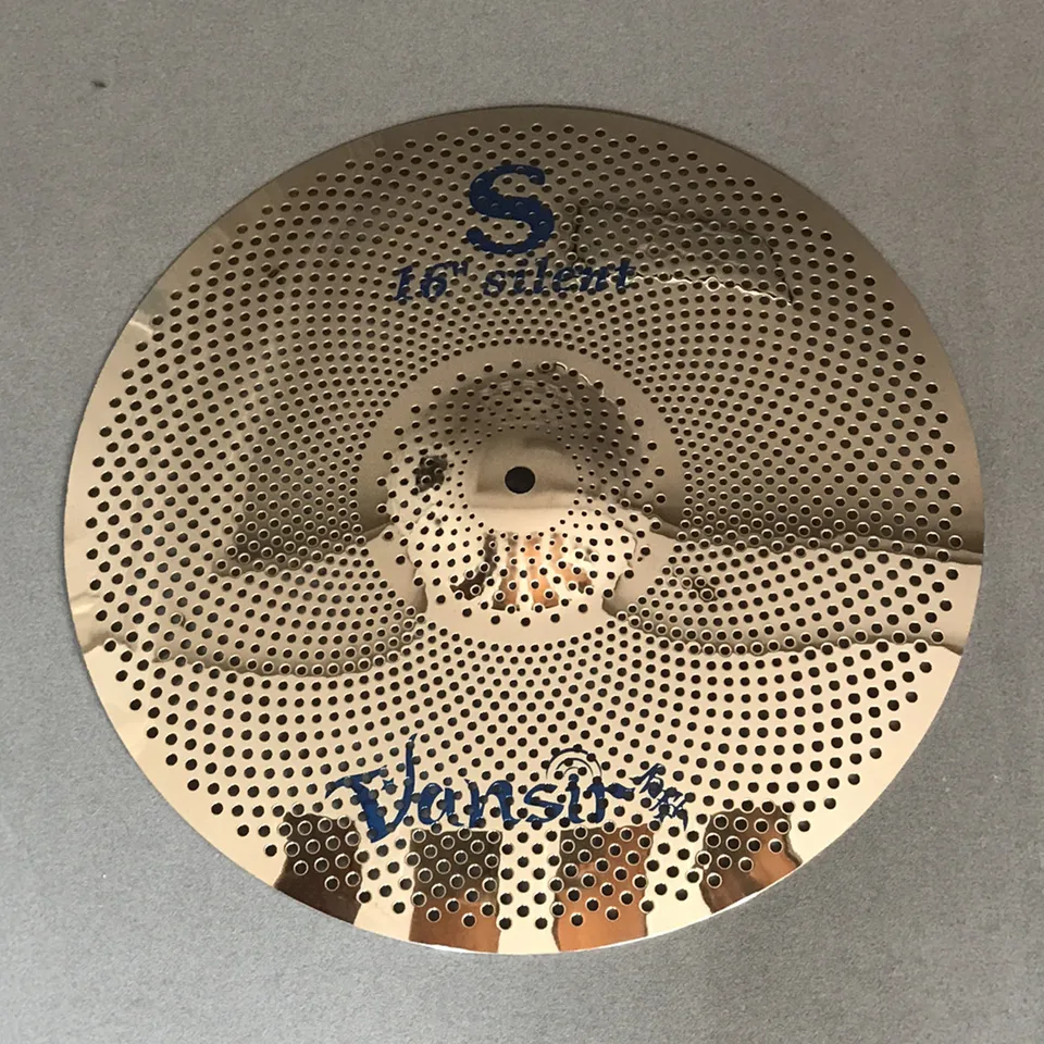 Vansir cymbal leštenie s nízkym objemom cymbály 8 Splash Strieda/modrá/zlato/dúha/červená/čierna tichá mlčová činely na prax