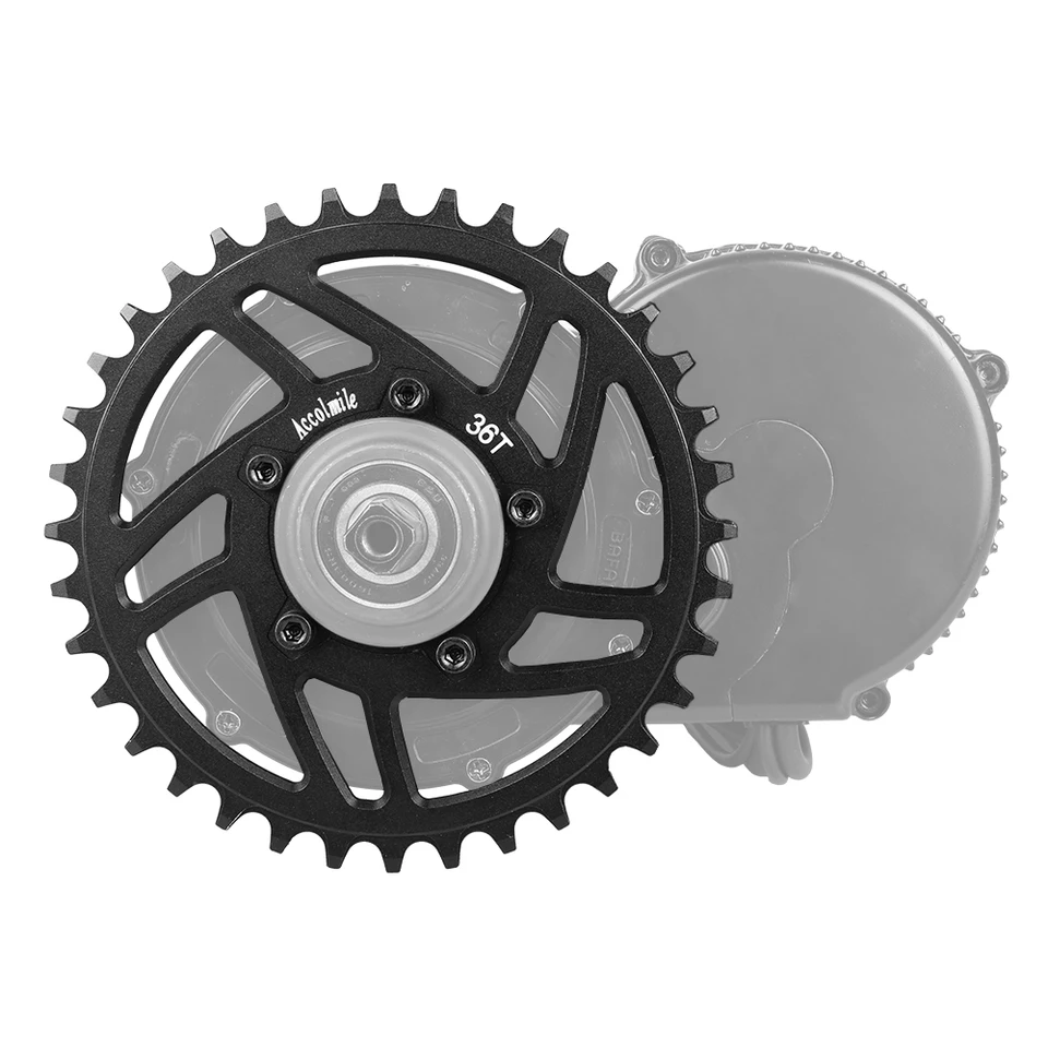 Varstrom 36T Bike Bicykel Cele -kolie 36 36 NÁKLADOVANIE NÁHRADOVANIA PRE BAFANG BBS01 BBS02 BBS01B BBS02B MID HORGE MOTORA ČASŤ MOTOR