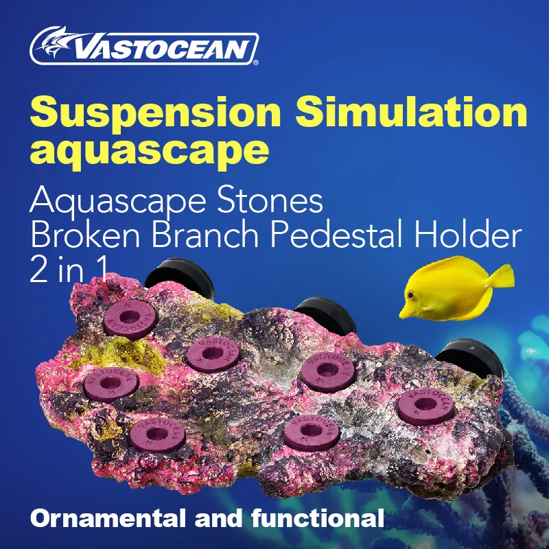Vastocean vápenaté riasy farby Susplávanie Magnetická zlomená vetva Aquascape Stone Simulácia koralové magnetické pripojenie