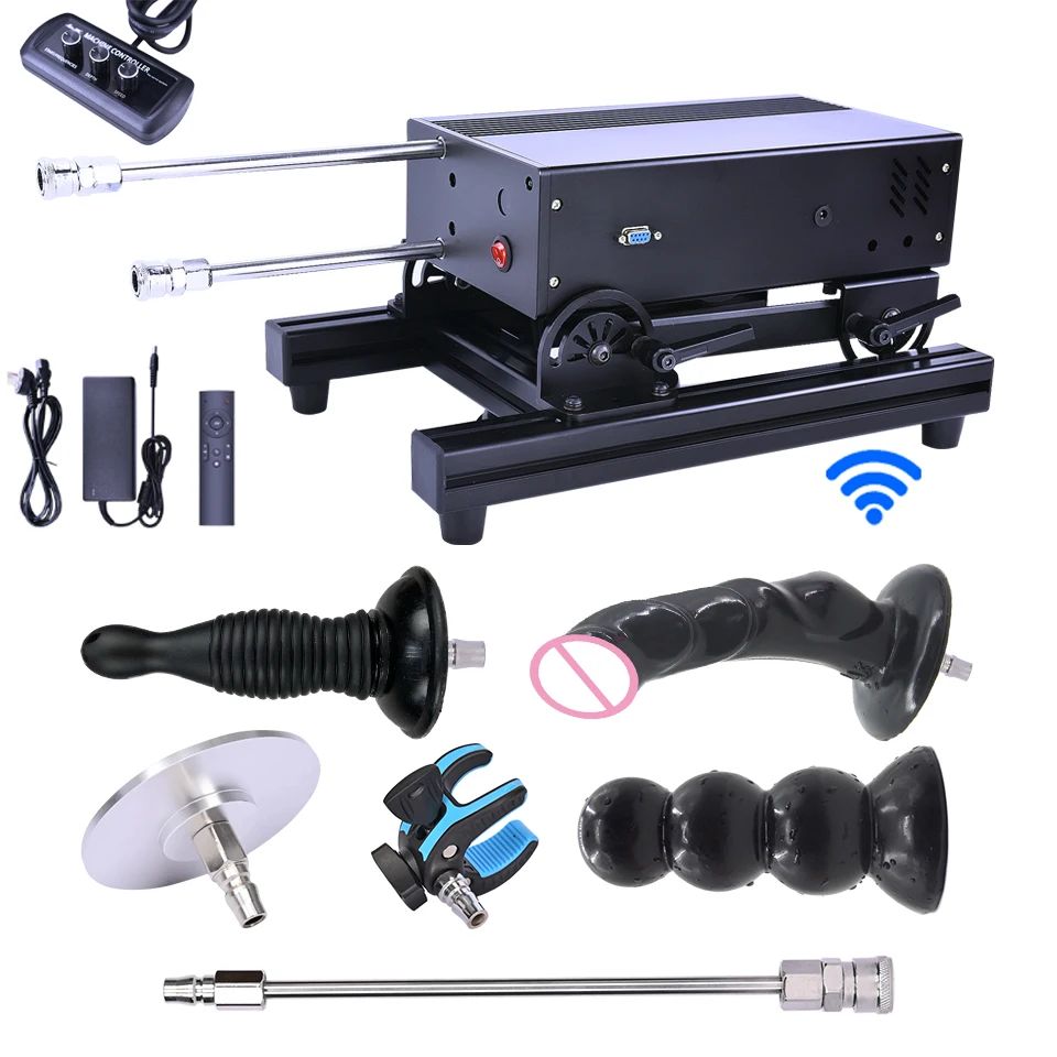 Vazek Automatic Sex Machine s výkonným motorom Love Machine Masturbdation Pumping Gun s príslušenstvom pre ženy Anal Game