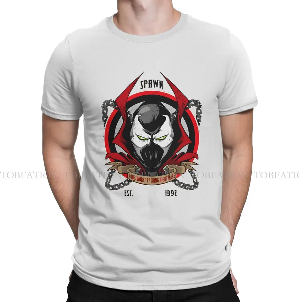 Vaša najhoršia nočná mora muži tričko spawn comic Crewneck krátke rukávy 100% bavlnené tričko vtipné vysoko kvalitné darčeky k narodeninám
