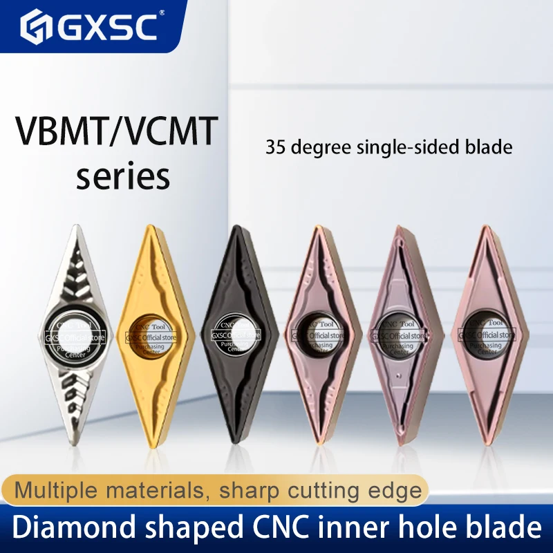 VBMT110304 VCMT110304 VBGT110304 VBGT160404 GC LC MV AK Vysoko kvalitné otáčanie čepele CNC CNC Lathe Carbide Vložky vložky