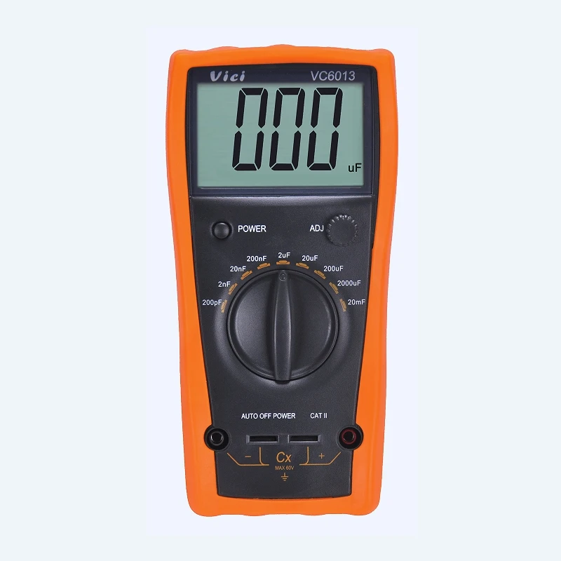 VC6013 Digitálny automatický kapacitný meter kapacita 0,1pf až 20MF LCD displej elektronických káblov spínačov PCB Circuit Condentator tester