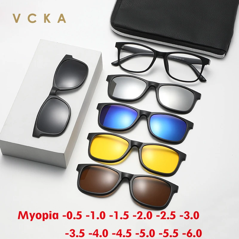 VCKA 5+1 Slnečné okuliare Módne slnečné okuliare Ženy Rámče
