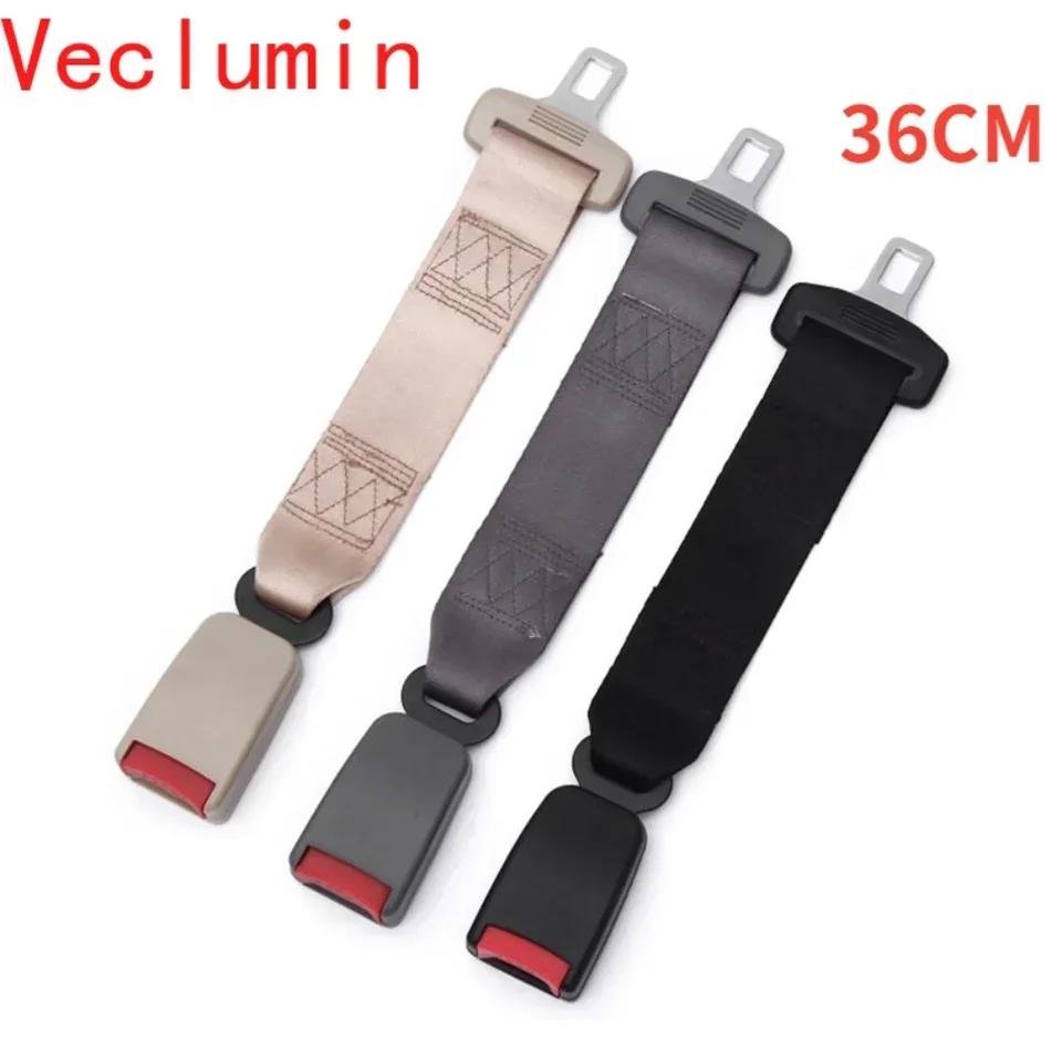 Veclumin 36 cm Univerzálny bezpečnostný pás Carset Forbaby Fat Extender oceľový automobil Bezpečnostný pásik na predlžovanie klipov Clips