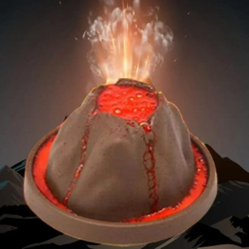 Veda skúma hračky chemické vzdelávanie sopky erupcia Fyzikálny chemický experiment súprava