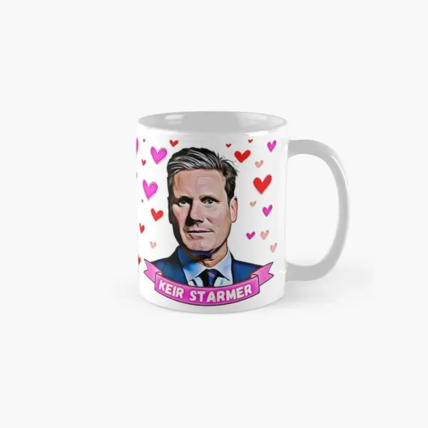 Vedúci práce Keir Starmer Ocenenie hrnček Obrázok Obrázok rukoväť Round Design Cup Drinkware Tlačte fotografiu obrázok Čaj jednoduchý