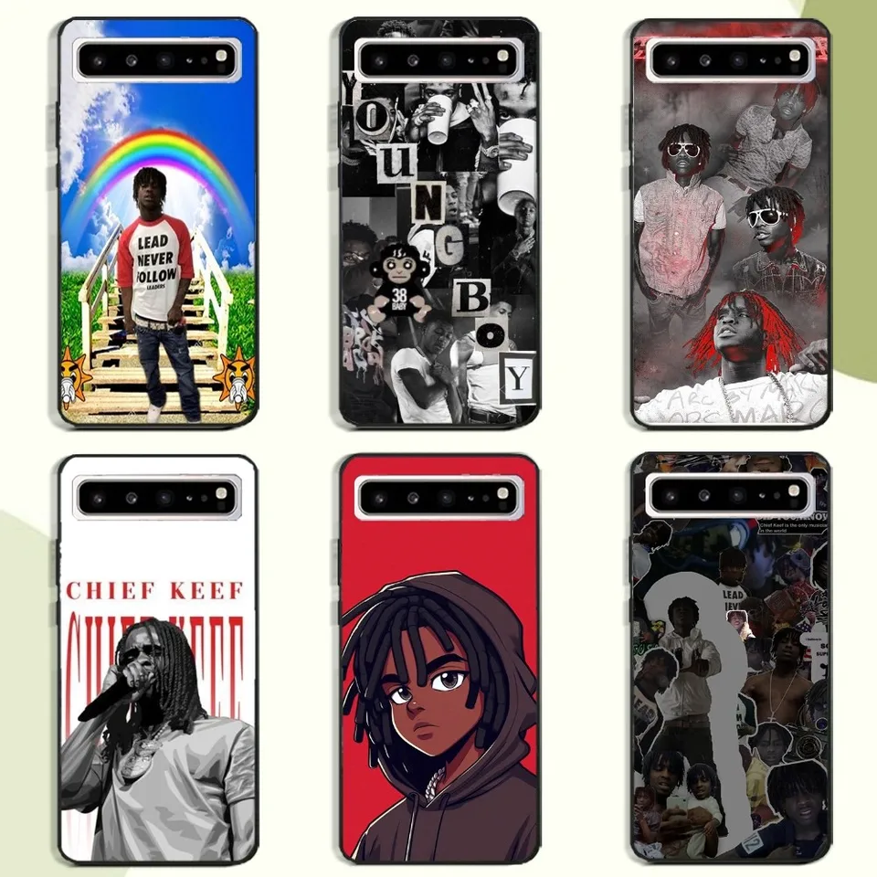 Vedúci telefónu Rapper Keef pre puzdro pre Samsung Galaxy A52 A12 A51 S21 Edge S22ultra S23 S24 S20Lite Plus Ultra Black Cover