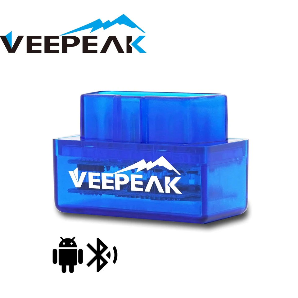 VEEEAK MINI Bluetooth OBD2 skener pre Android, CAR OBD II Diagnostický skenovací nástroj Skontrolujte čítačku ľahkého kódu motora, podporuje krútiaci moment
