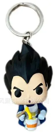 Vegeta jesť rezance Kľúčenky vinylové hračky